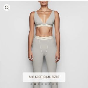 Skims cotton rib set in mineral